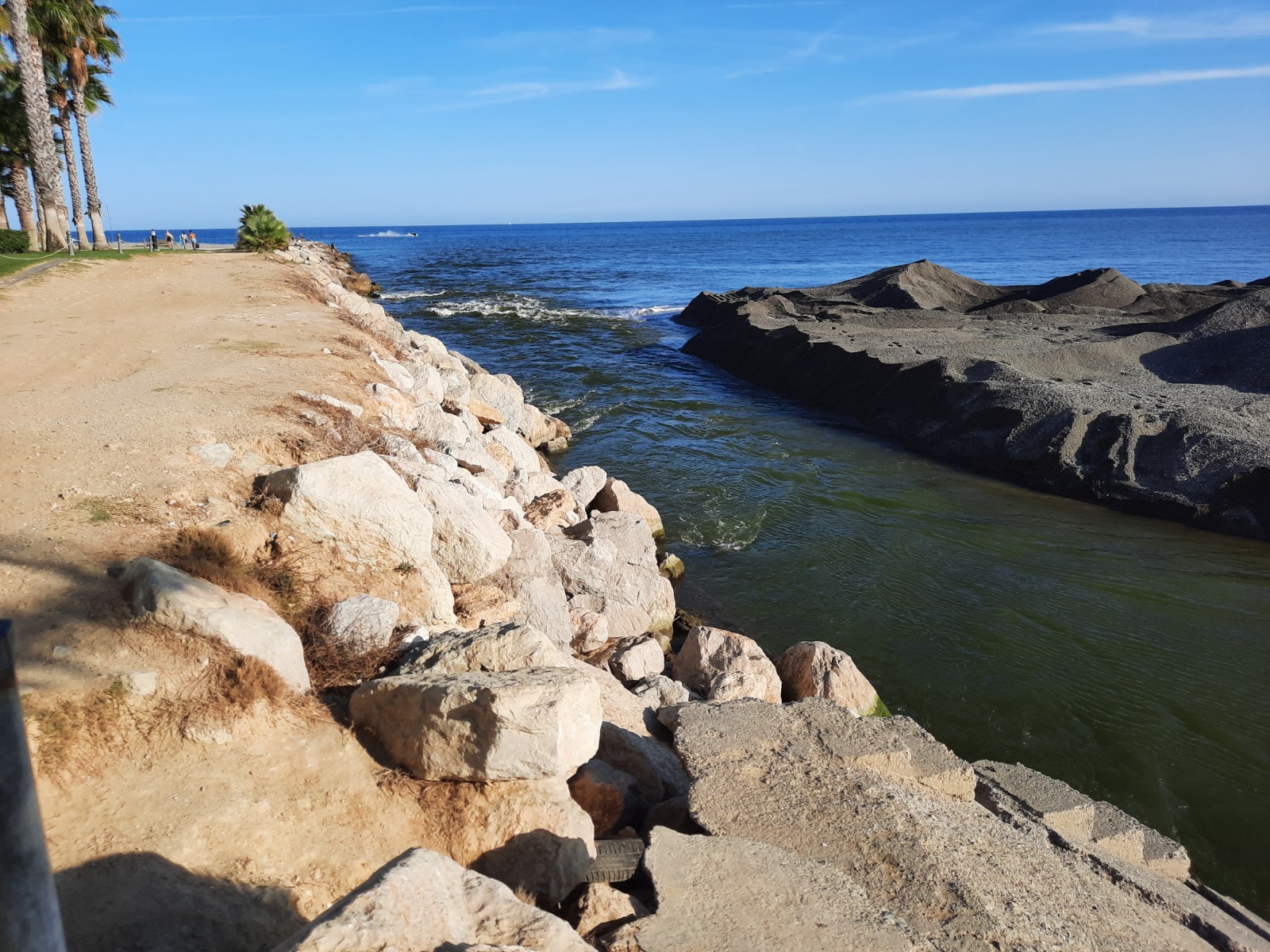 Breach on the beach